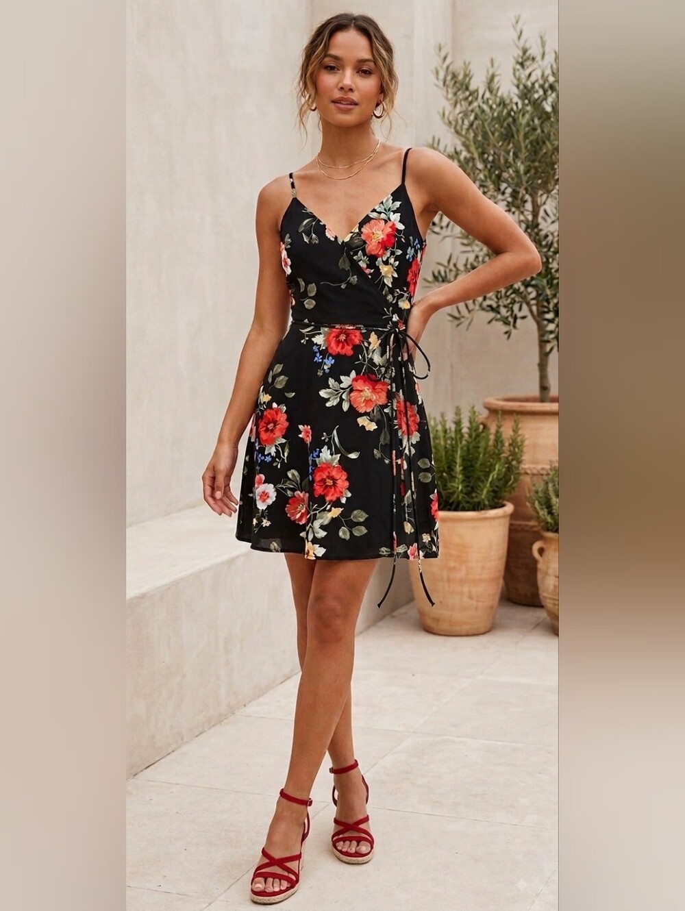 Dynamite Summer Wrap Dress